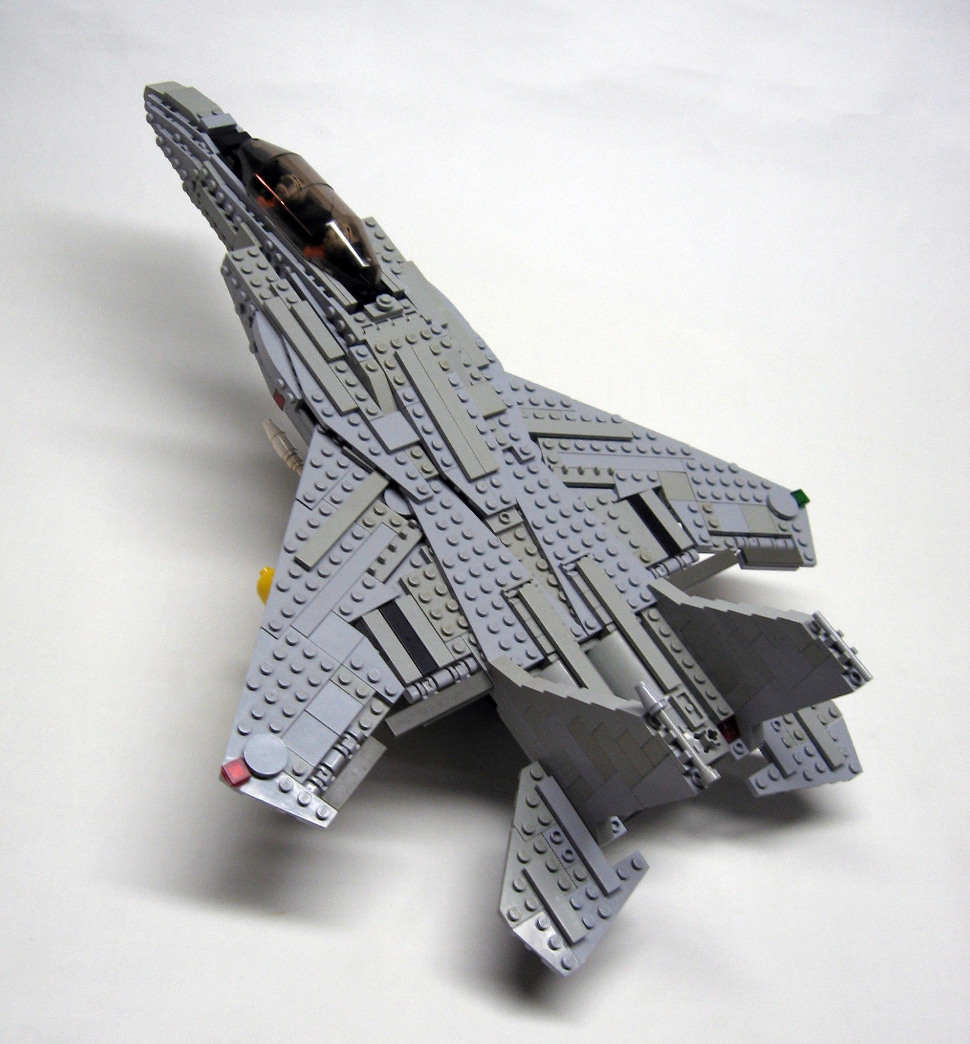 Lego fighter jet model