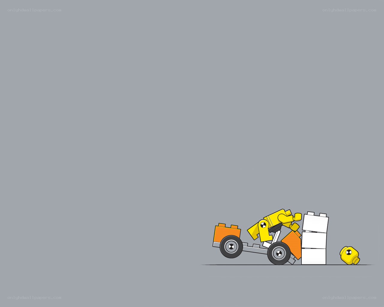 Lego figure crash