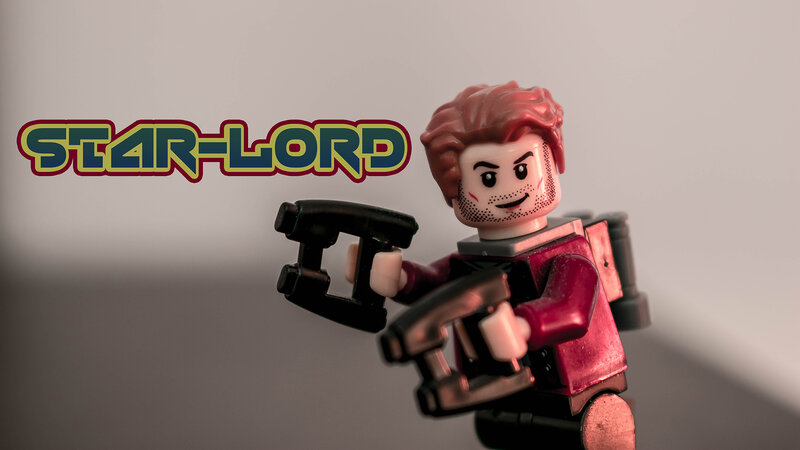 Lego Figure Holding Guns