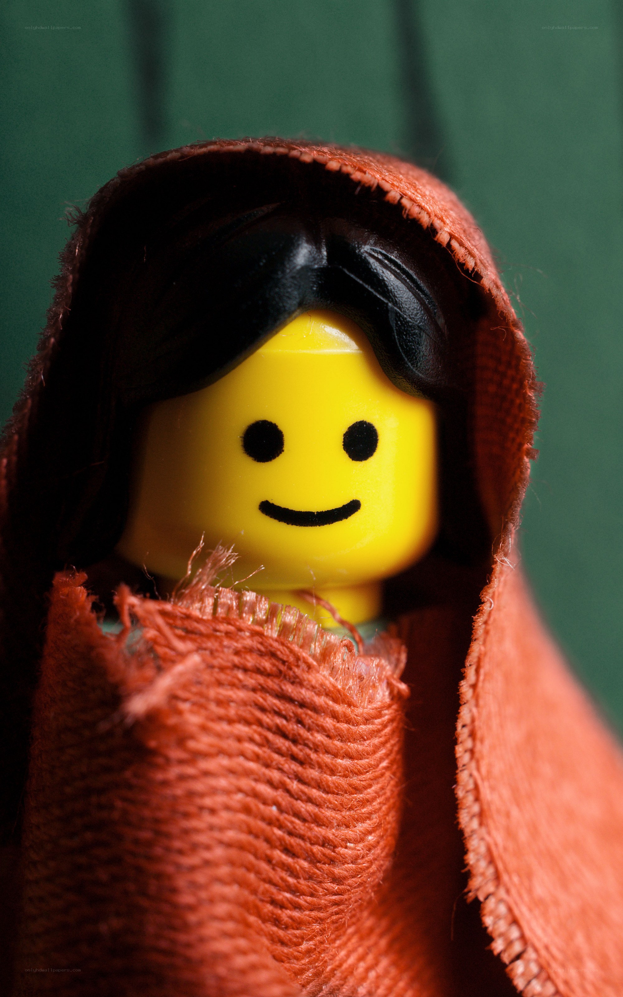 Lego figure in red cloak