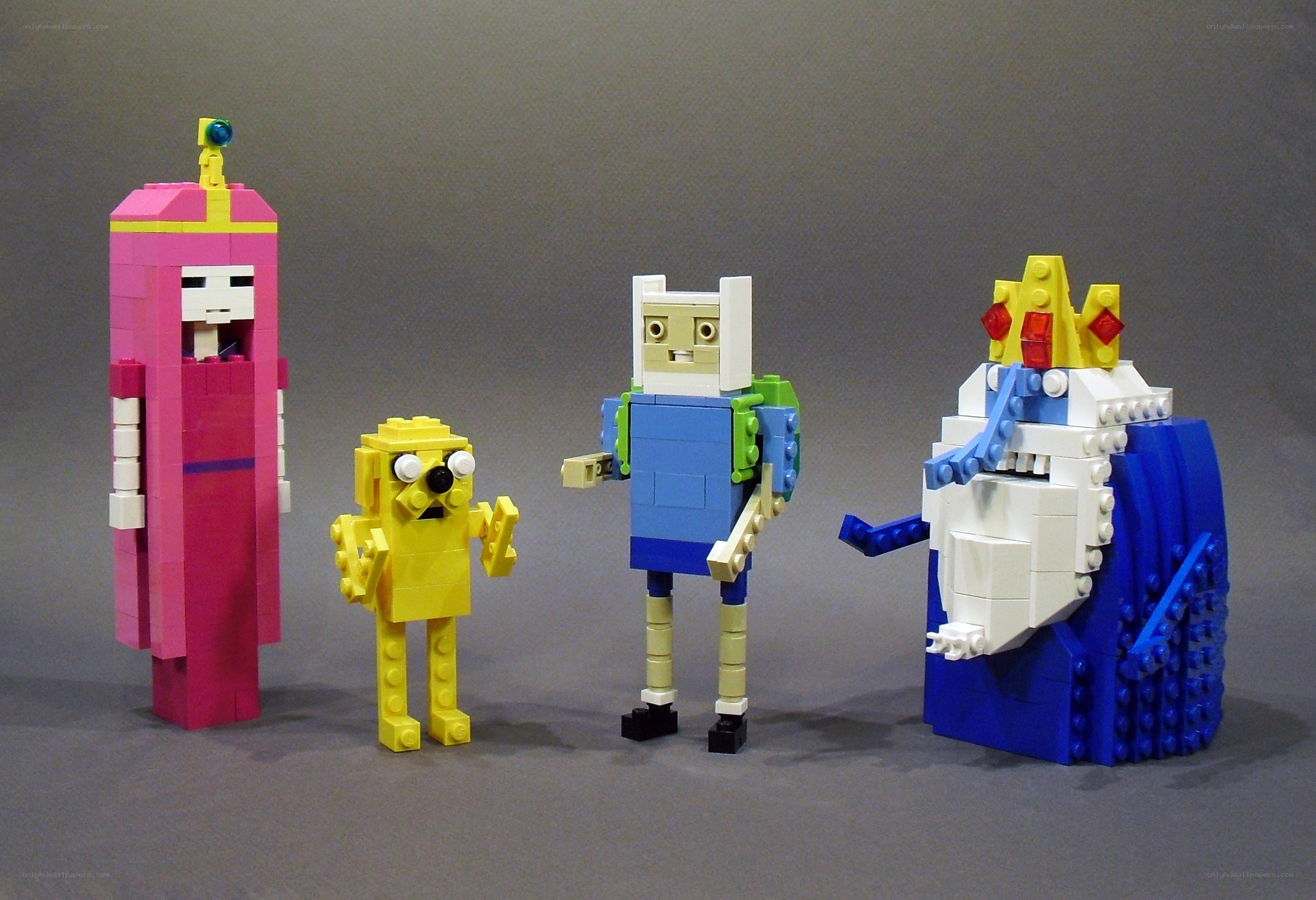 Lego figures from Adventure Time