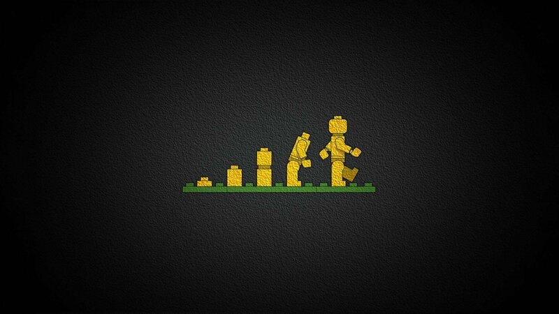 Lego Figures on a Base