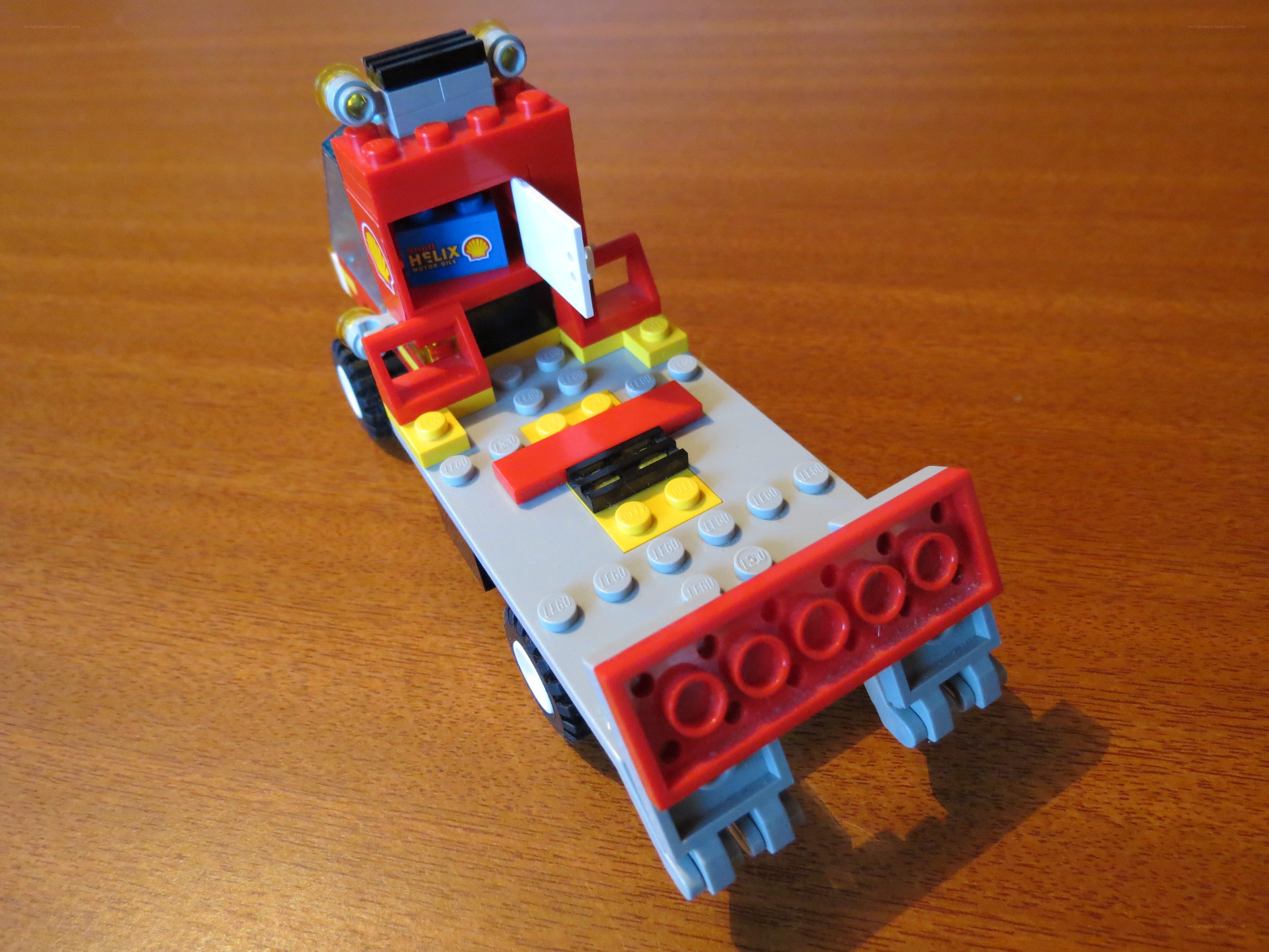 Lego fire truck model