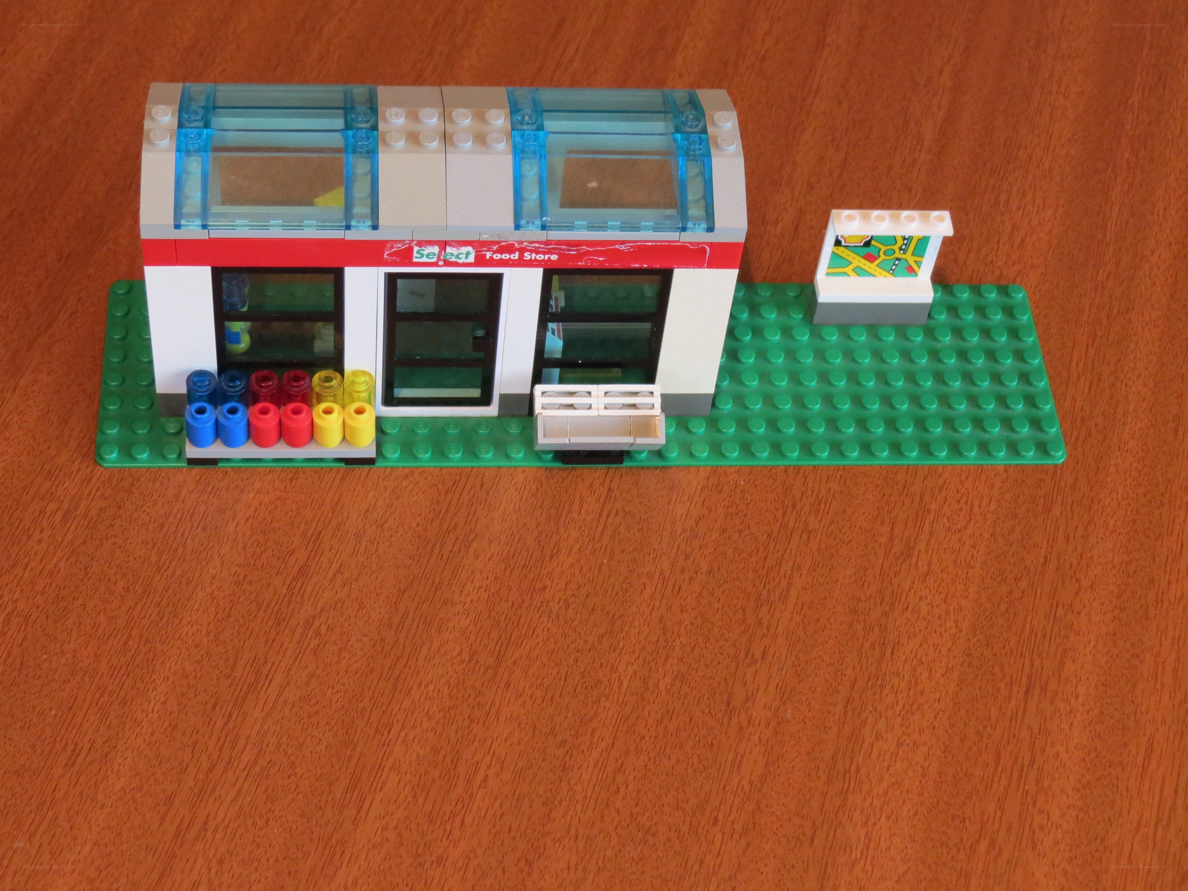 Lego food store model