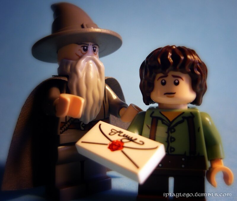 Lego Gandalf and Frodo