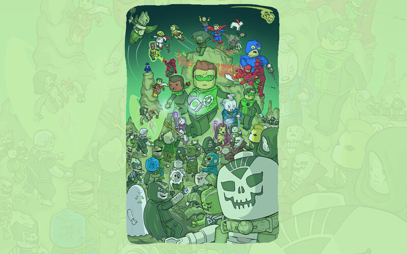 Lego Green Lantern characters