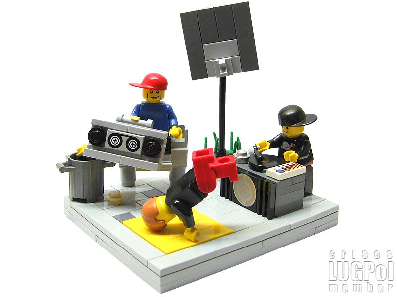 Lego hip-hop scene
