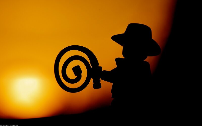 Lego Indiana Jones silhouette