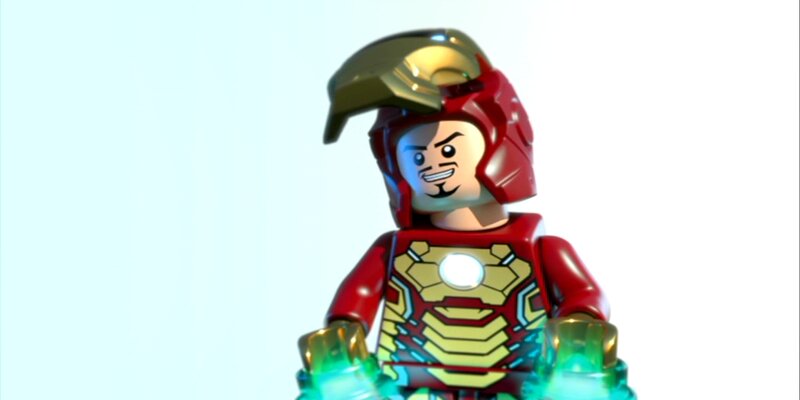 Lego Iron Man Figure — Red