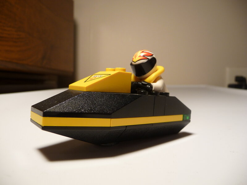 Lego jet ski with minifigure