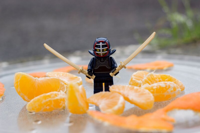 Lego Kendo Figure