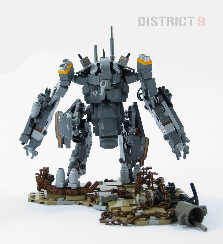 Lego mech model