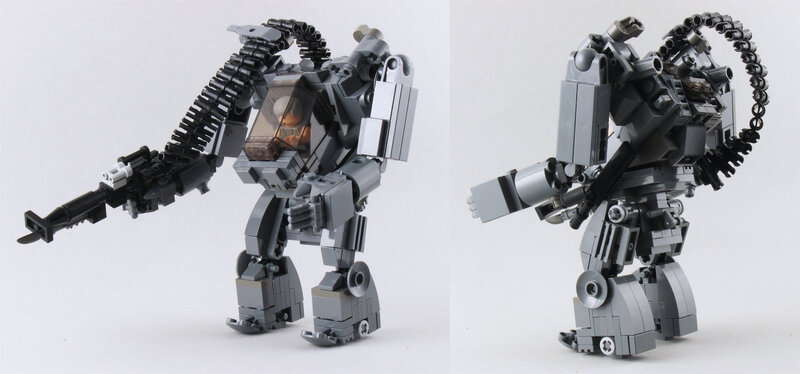 Lego mech robot model
