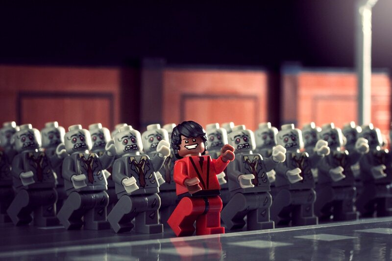 Lego Michael Jackson dancing