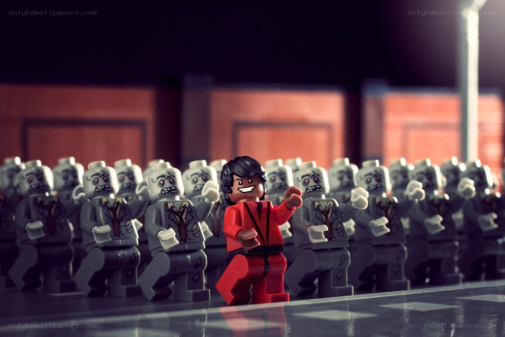 Lego Michael Jackson dancing