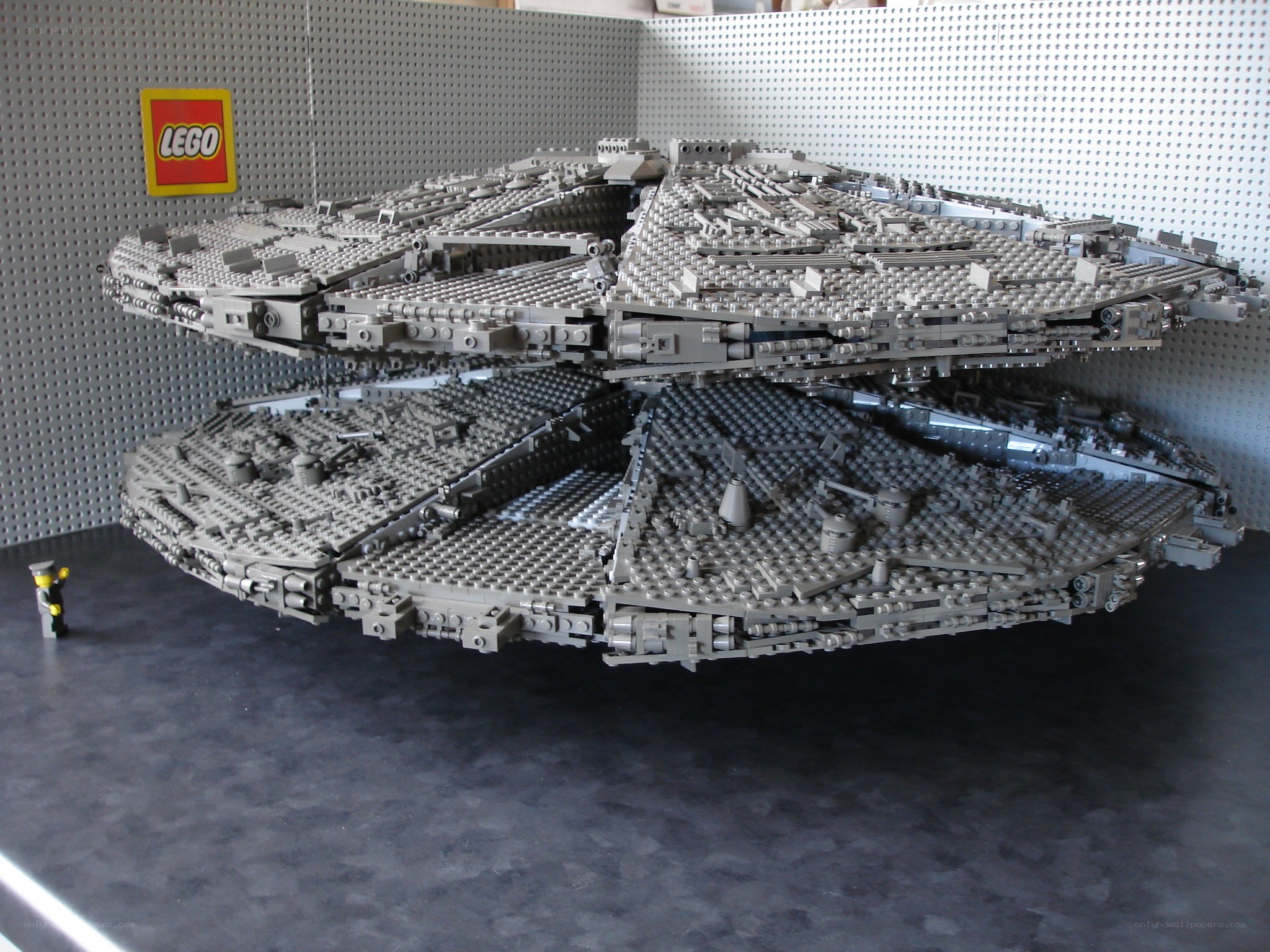 LEGO Millennium Falcon model