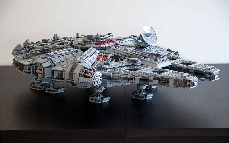 Lego Millennium Falcon model