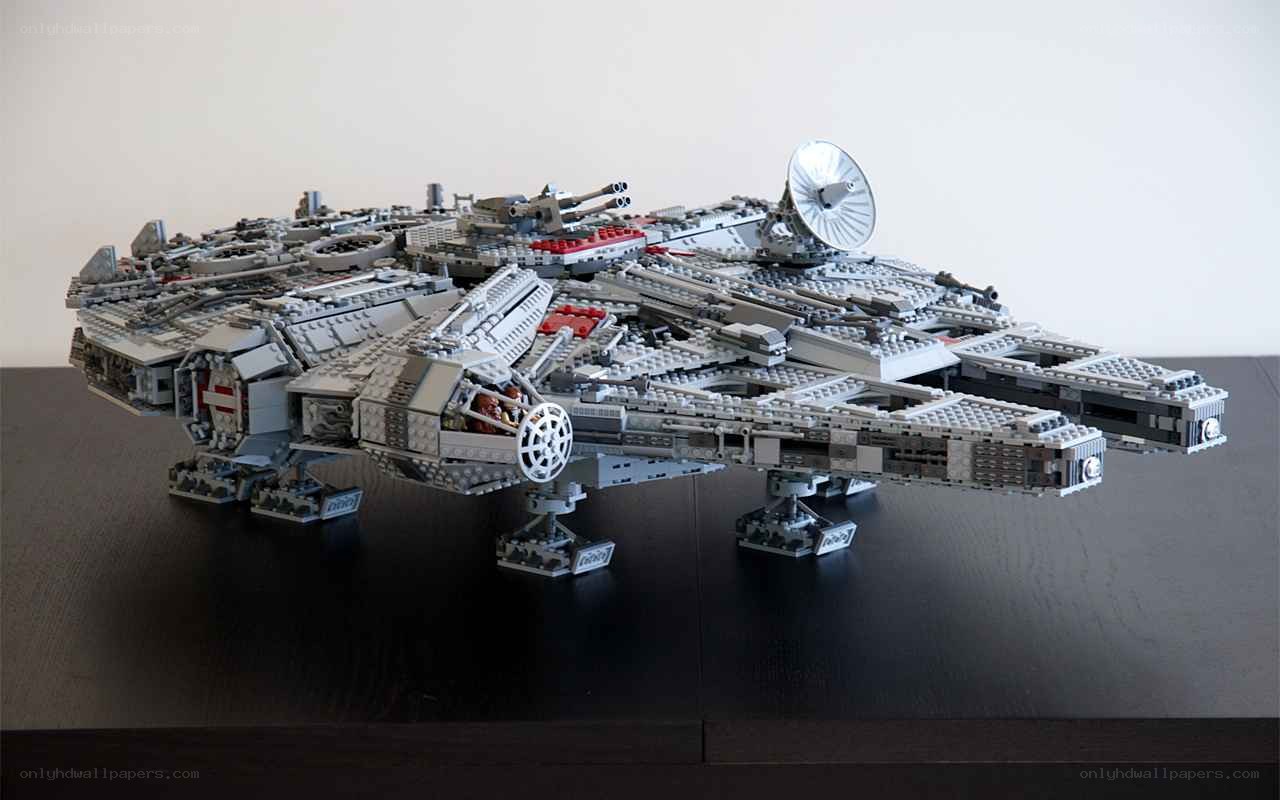 Lego Millennium Falcon model