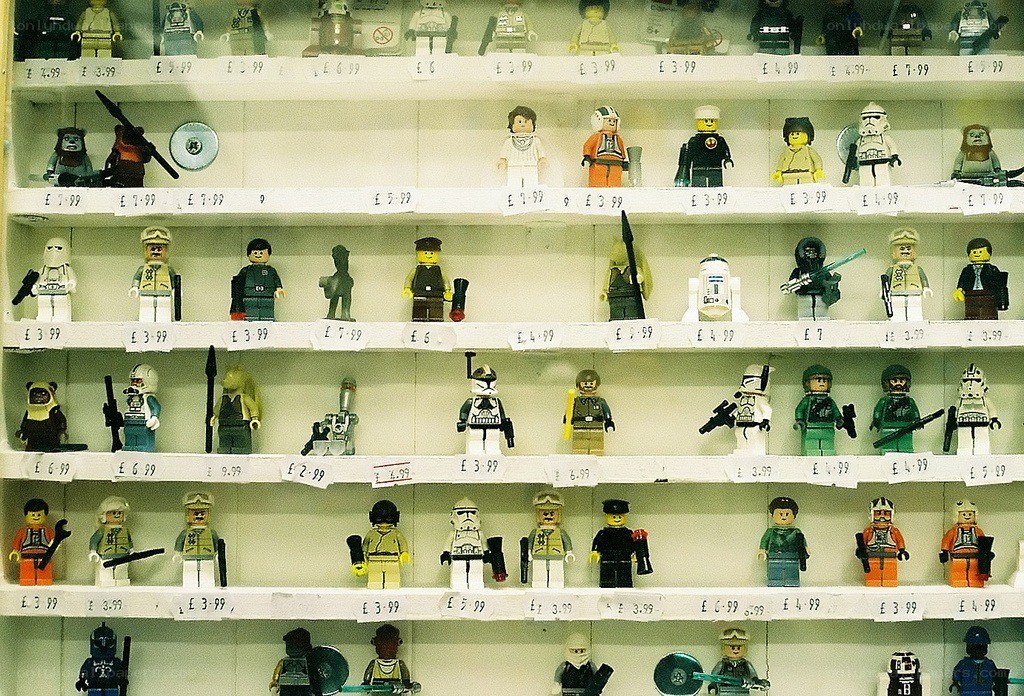 Lego minifigure collection