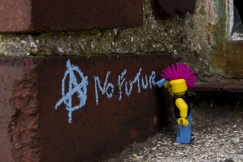Lego Minifigure Graffiti