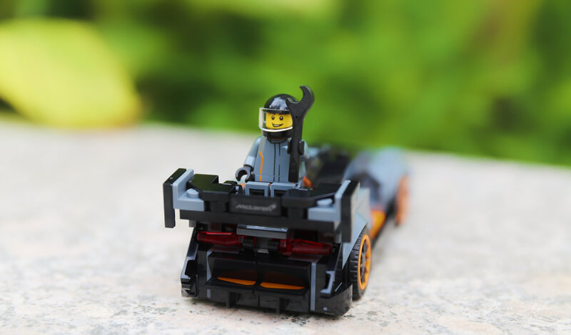 Lego Minifigure in Car
