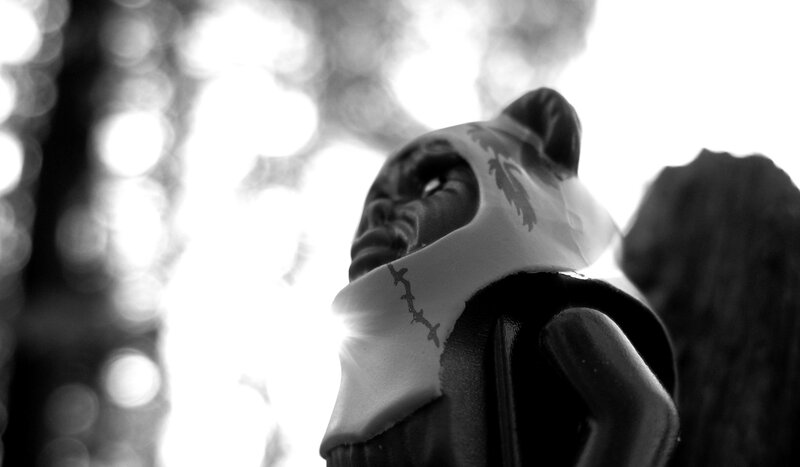 Lego Minifigure in Forest — Black