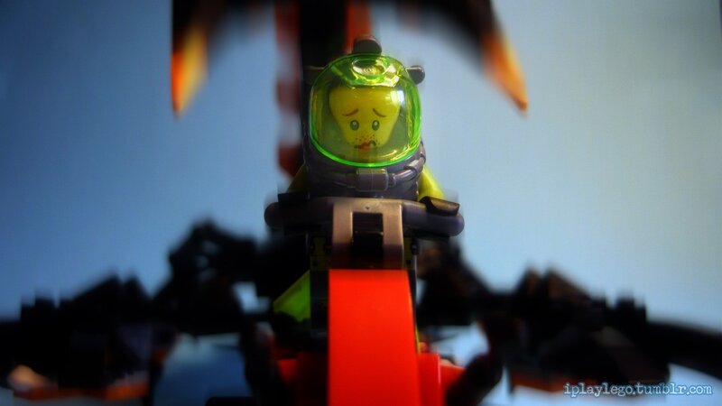 Lego minifigure in helmet