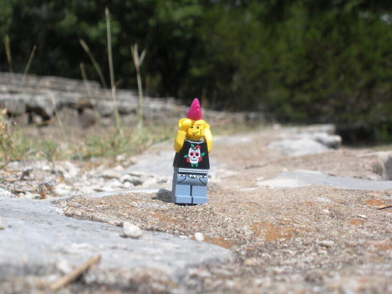 Lego Minifigure on Path