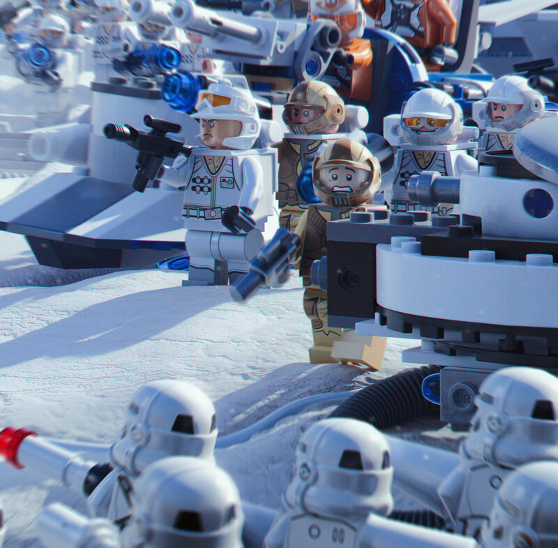 LEGO Minifigures in Battle
