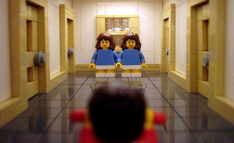 Lego Minifigures in Hallway