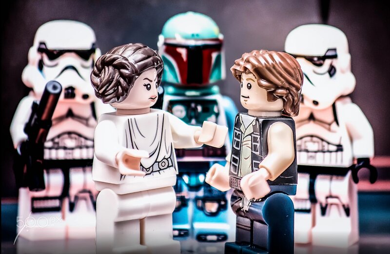 LEGO Minifigures in Scene