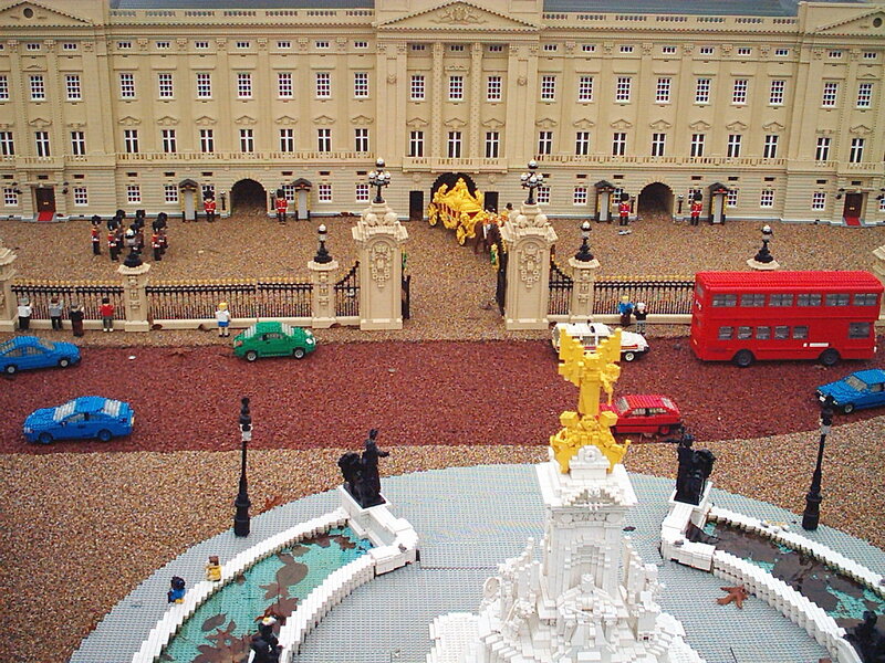 Lego model of Buckingham Palace
