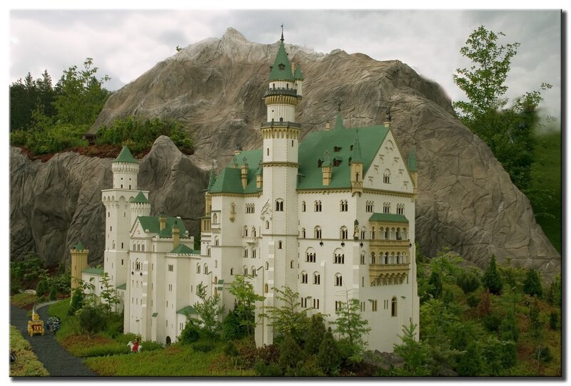 Lego Model of Neuschwanstein Castle