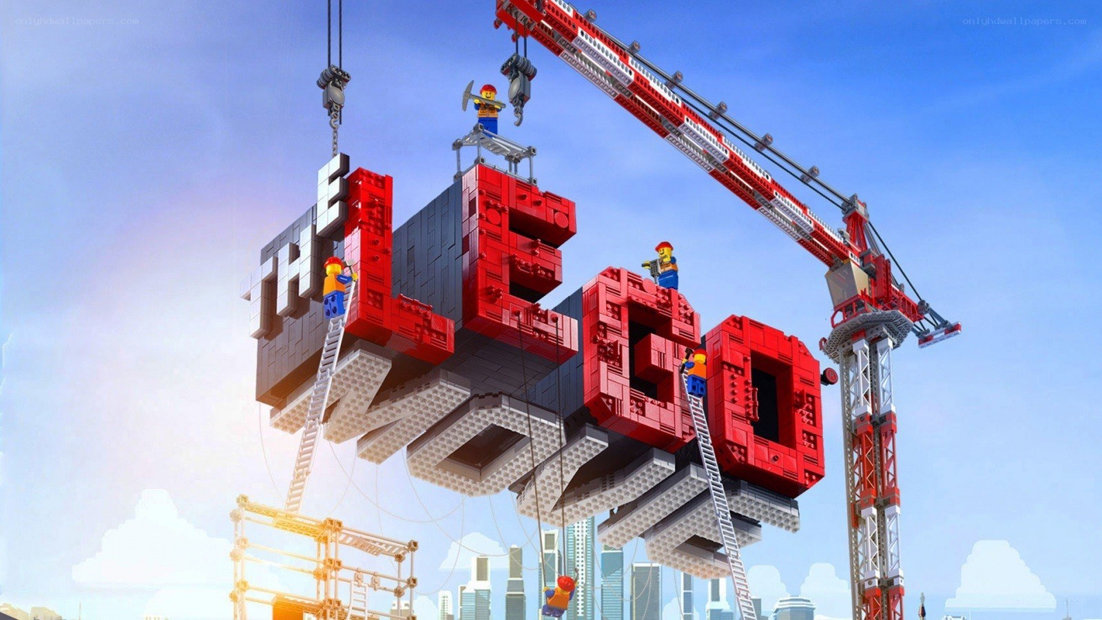 Lego Movie logo construction