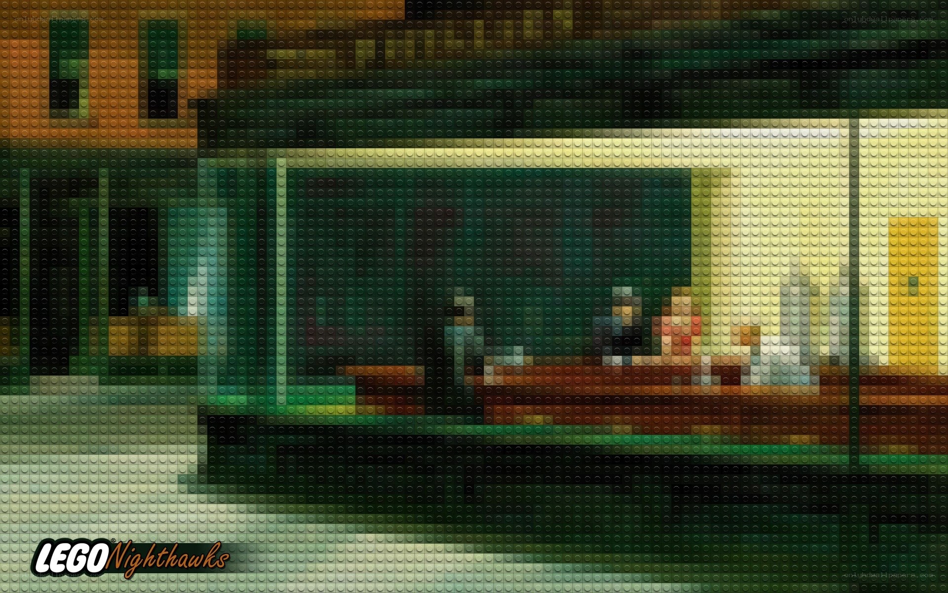 Lego Nighthawks artwork