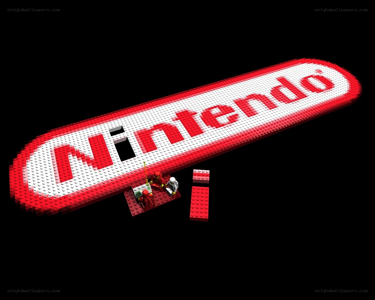 Lego Nintendo logo creation