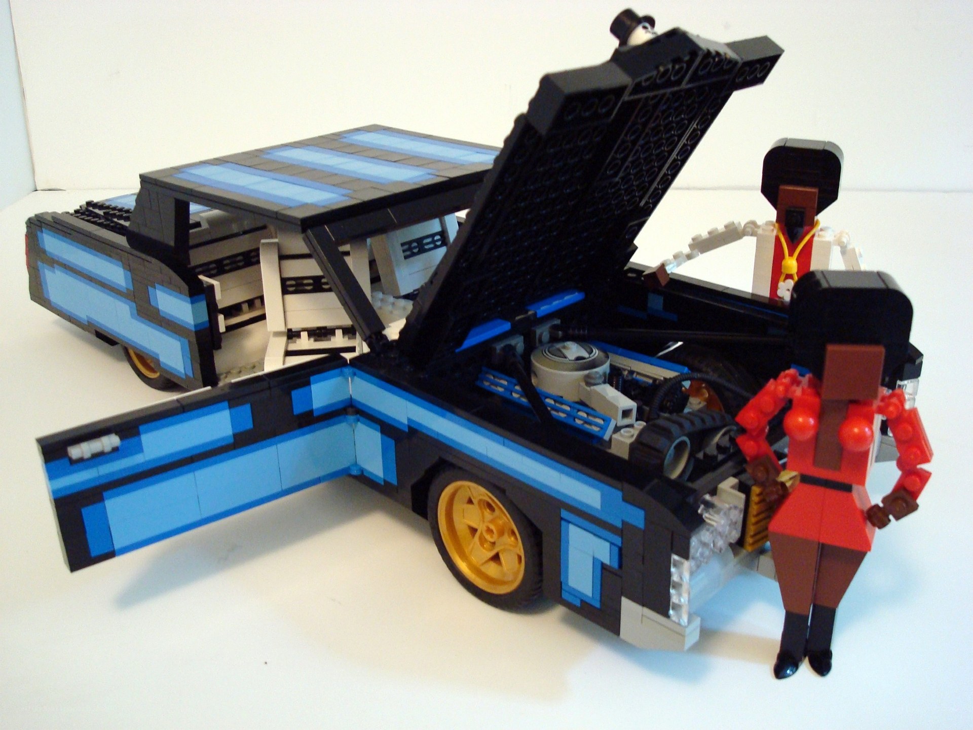 Lego pickup truck model