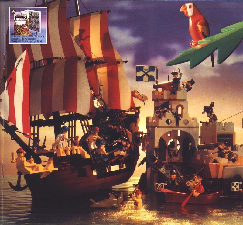Lego pirate ship battle