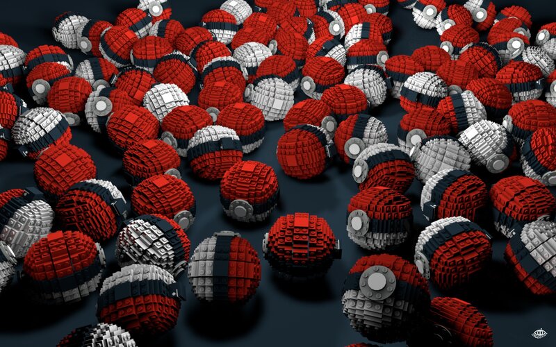 Lego pokeballs collection