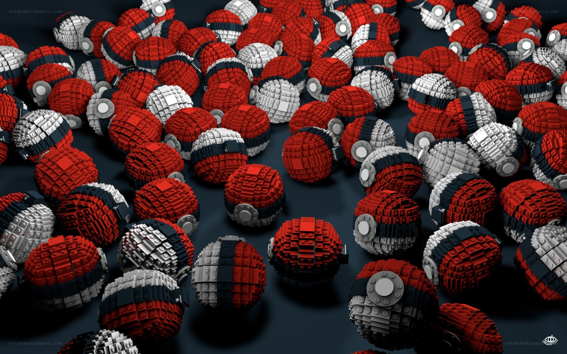 Lego pokeballs collection