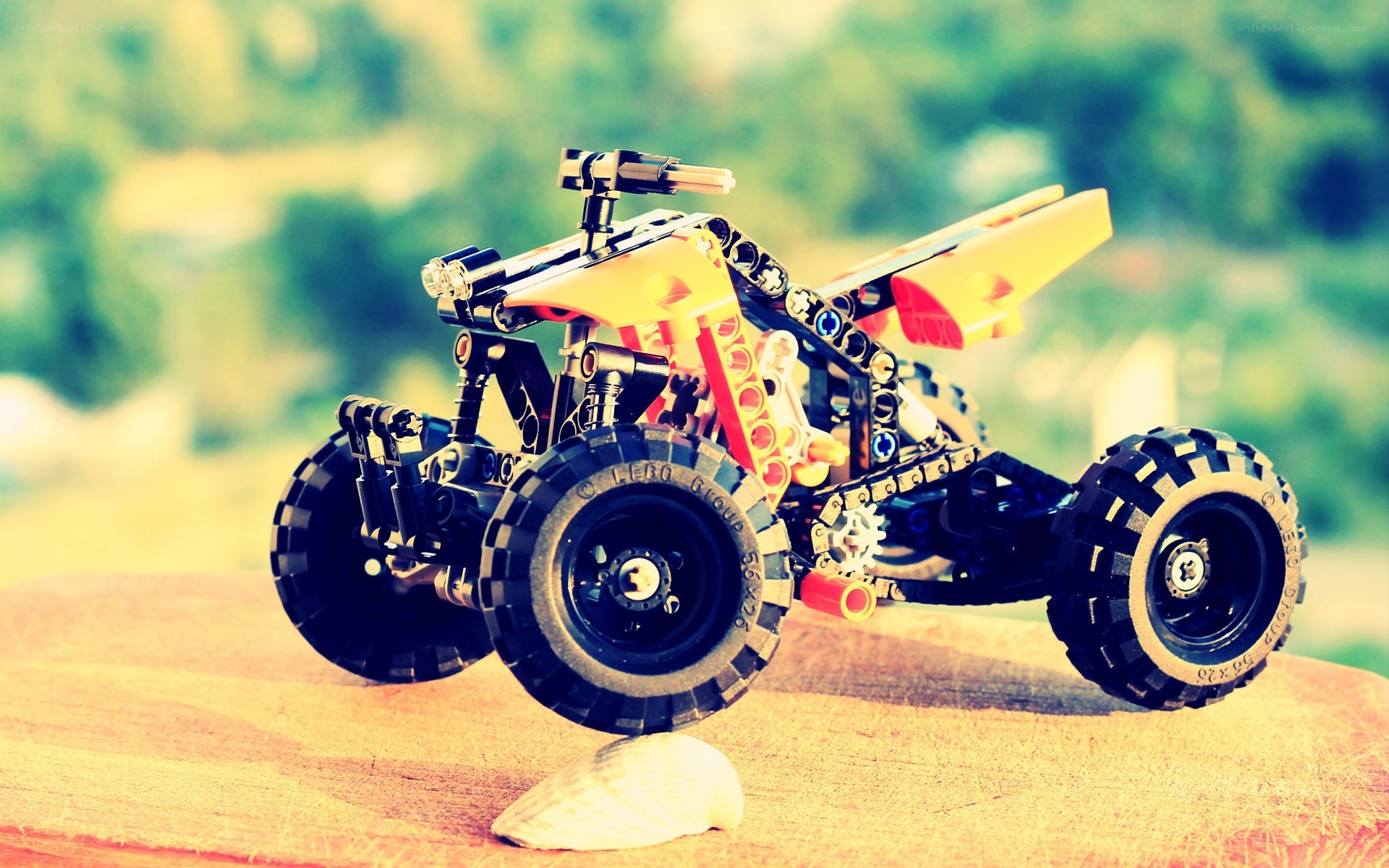 Lego quad bike model