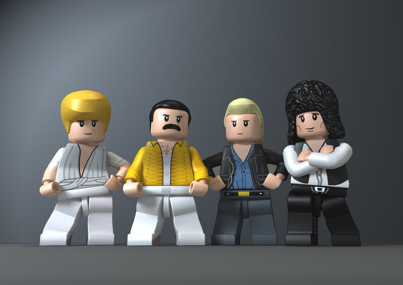 Lego Queen band figures