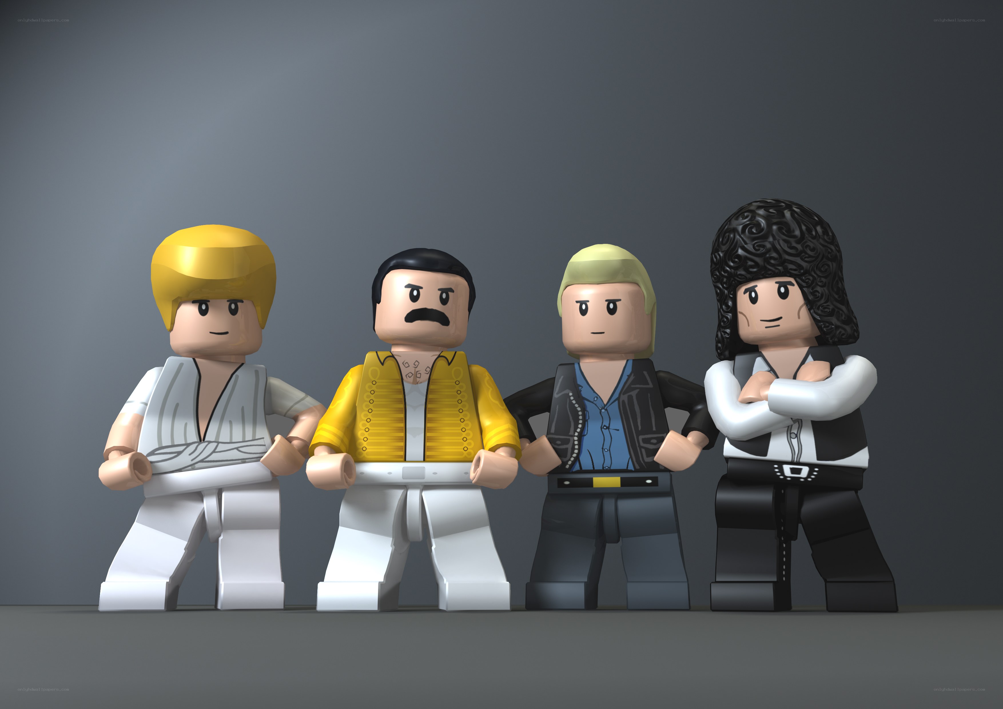 Lego Queen band figures