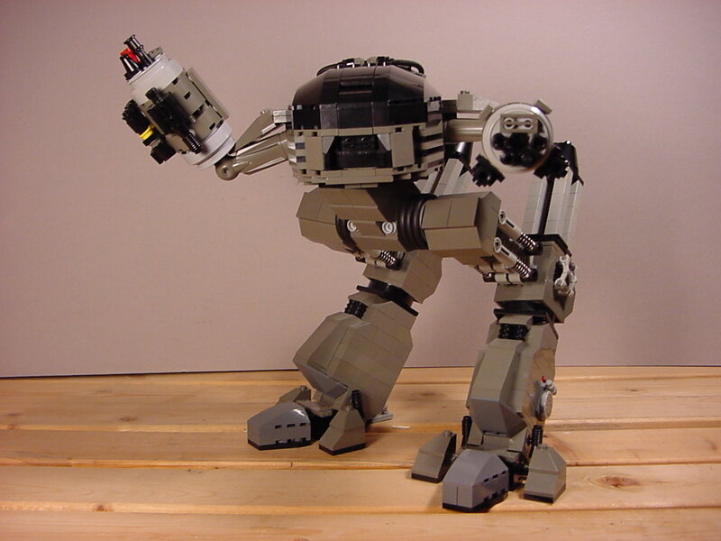 Lego Robot Model — Gray, Neutral