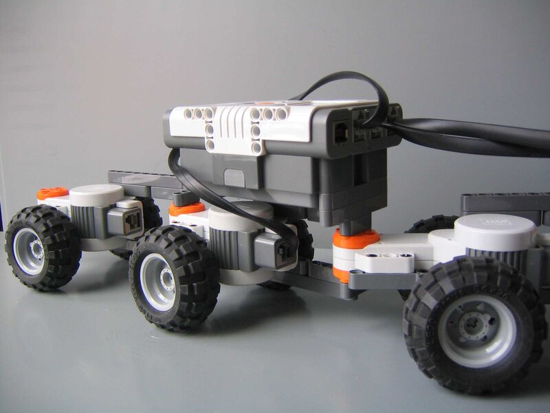 Lego robot vehicle