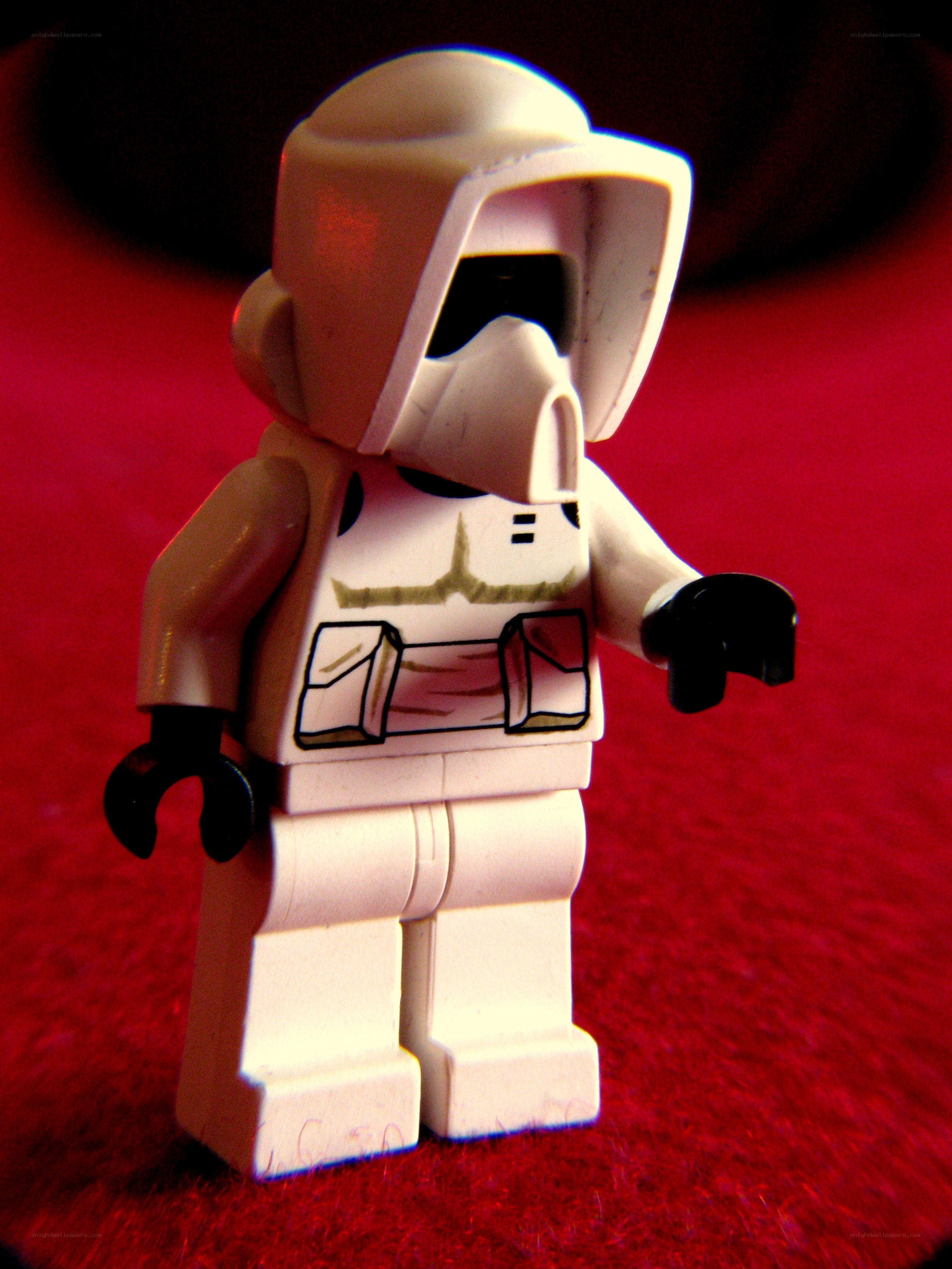 Lego scout trooper minifigure