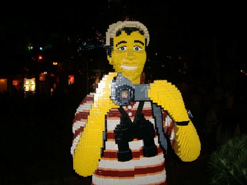 Lego Sculpture of Man