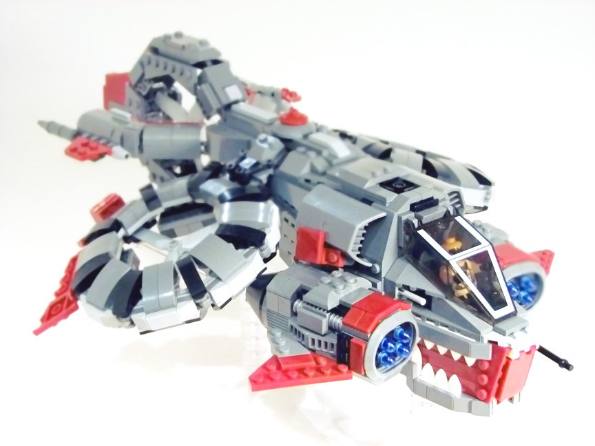 Lego shark-like vehicle