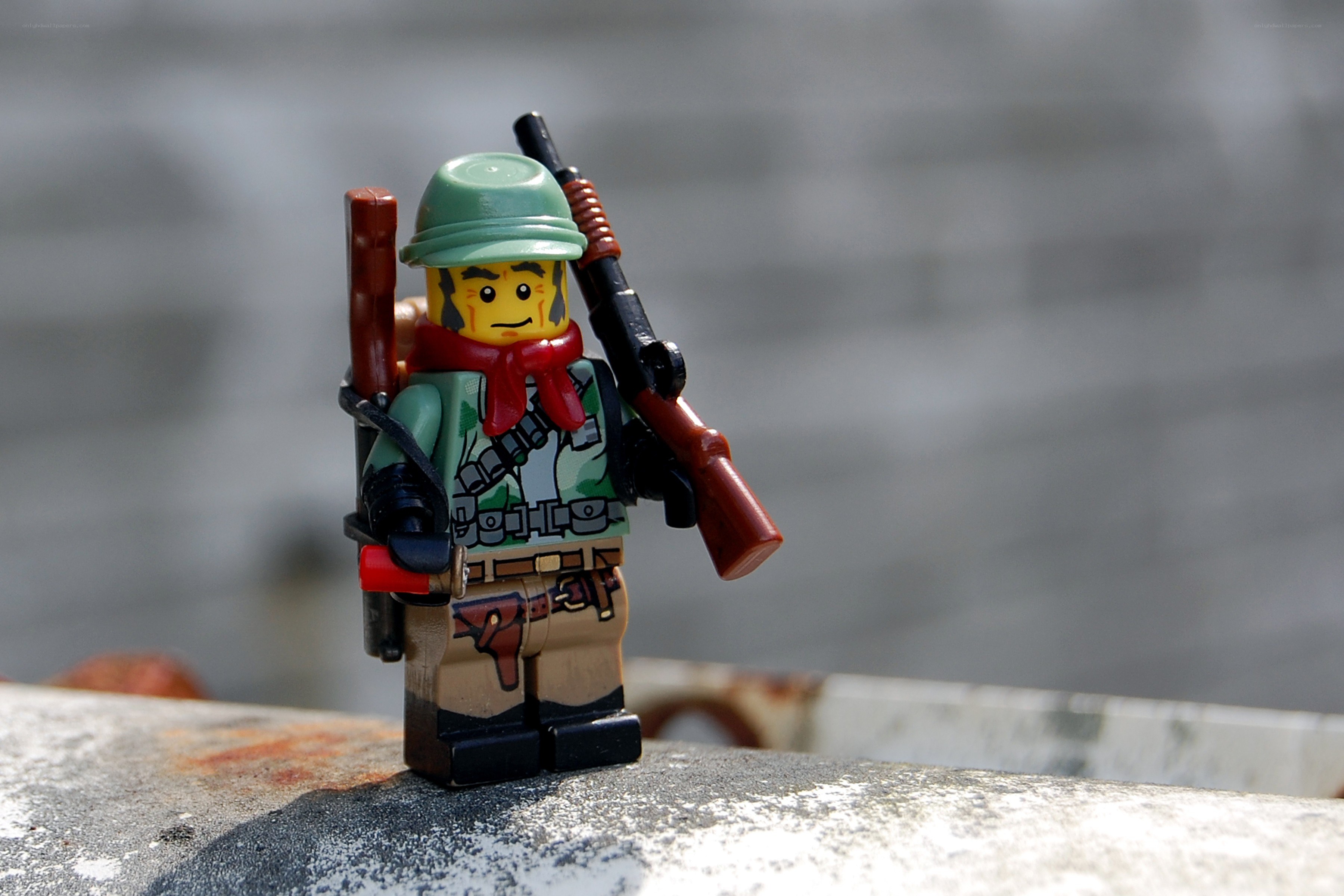 Lego soldier minifigure