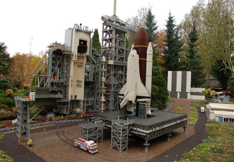 Lego Space Shuttle Model — Gray